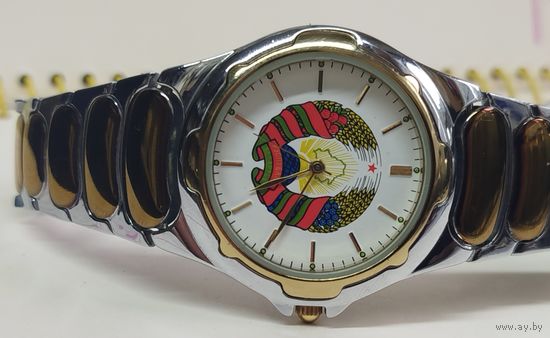 Часы "Луч" Герб Республики Беларусь,состояние люкс с 1 рубля!