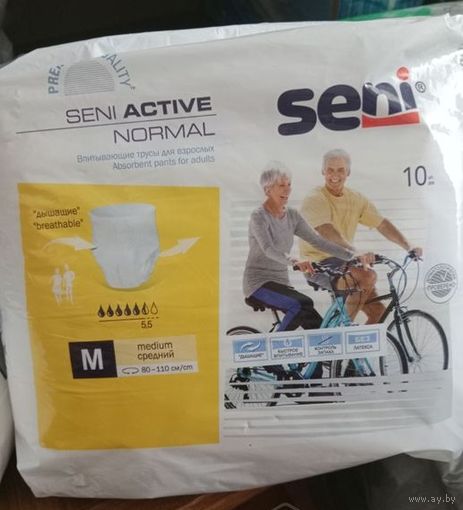 Seni Active трусы (M 80-110см) для взрослых,Польша