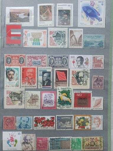 Марки. Сборный лот.