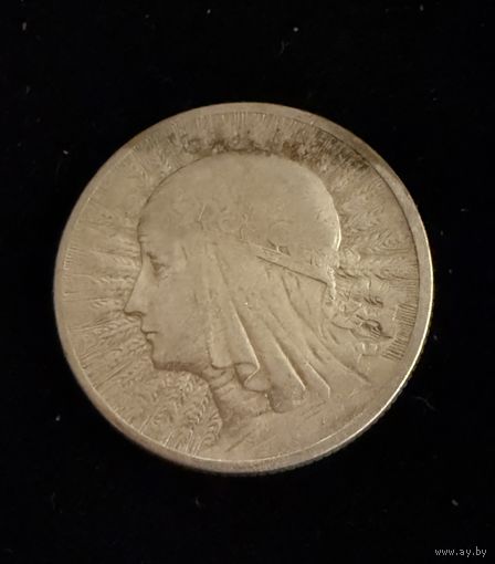 2 злотых 1932 г.  Польша.  Ядвига.  Серебро