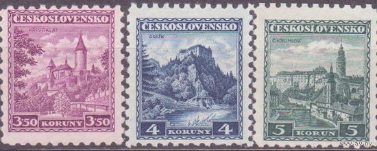 Чехословакия, 1932 год. Ландшафты. Архитектура. Замки **\\3