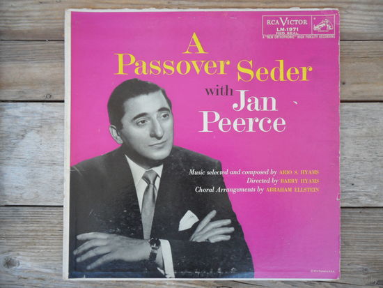 Jan Peerce - A Passover Seder with Jan Peerce - RCA Victor, USA