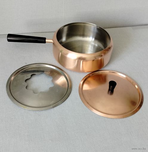 Медная кастрюля Сотейник Швейцария 70 гг Клеймо