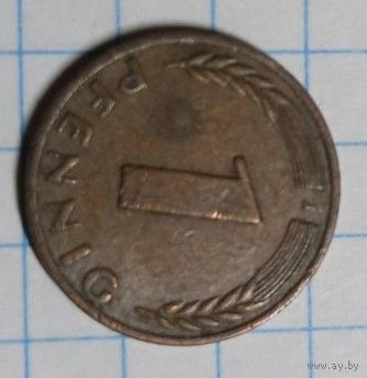 1 пфенниг 1950 J ФРГ