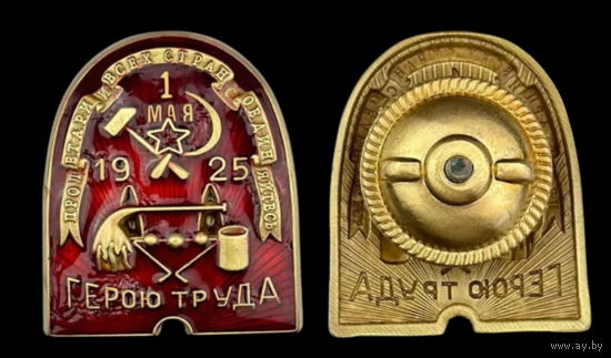 Копия Знак ВСРХ Герою труда 1925 года