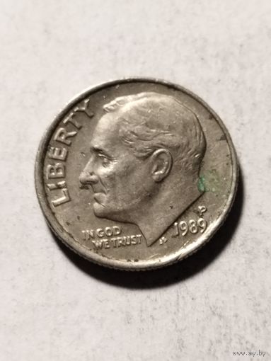 США 1 дайм 1989 Р