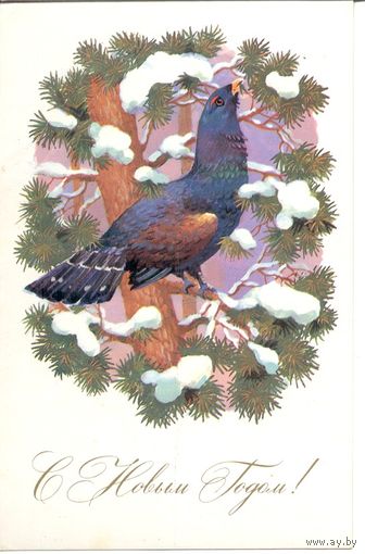 Подписанная открытка СССР. Базаров. 1987