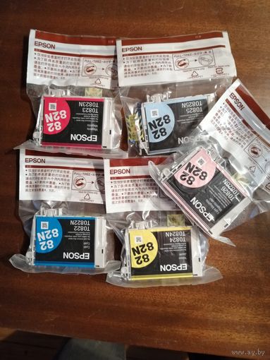 Картриджи для принтера "EPSON", пять цветов, новые