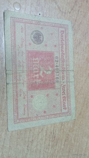 2 марки 1920 года (красная ) 62