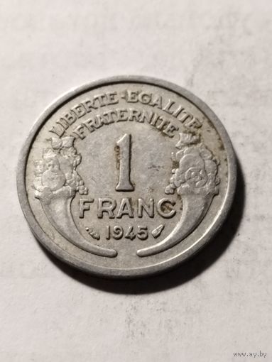 Франция 1 франк 1945