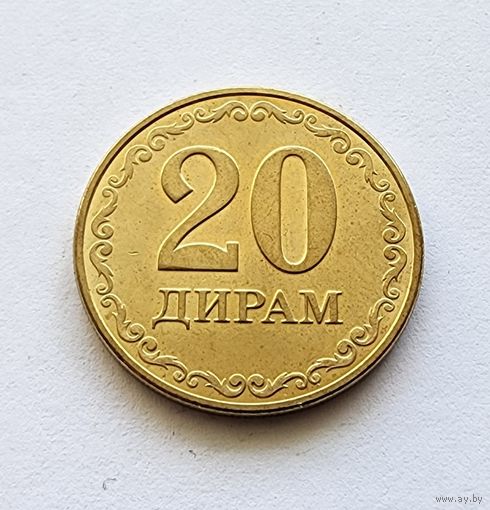Таджикистан 20 дирамов, 2023
