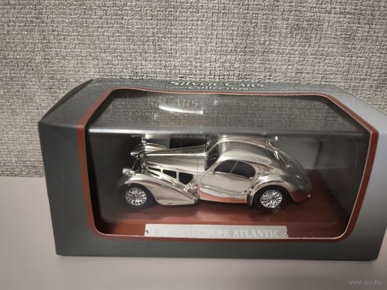 Модель автомобиля Бугатти, silver cars collection.