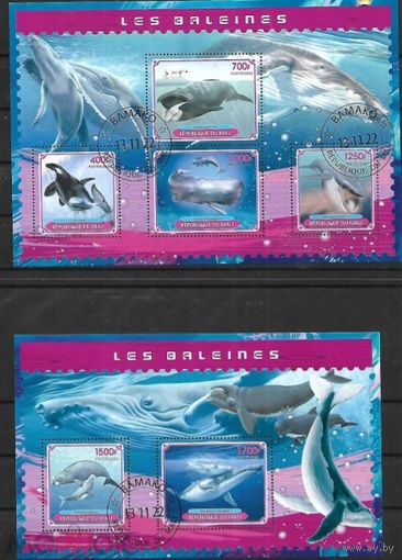 МАЛИ  2022 ФАУНА ЖИВОТНЫЕ СЕРИЯ  БЛОКОВ сто