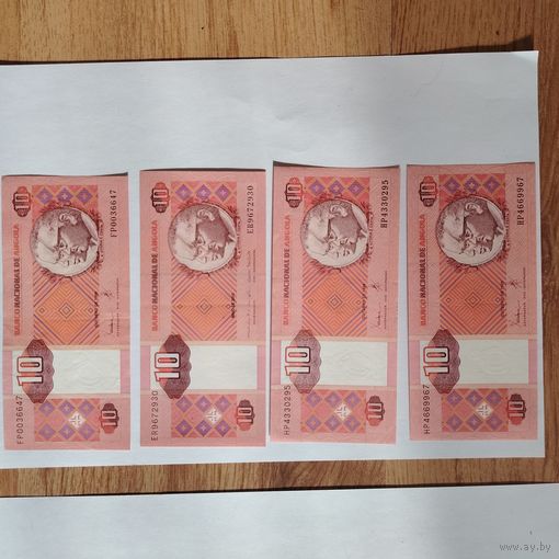 10Кванза 4 шт