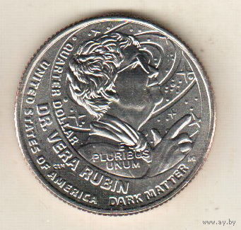 США квотер 2025 Выдающиеся Женщины Америки Доктор Вера Рубин двор D