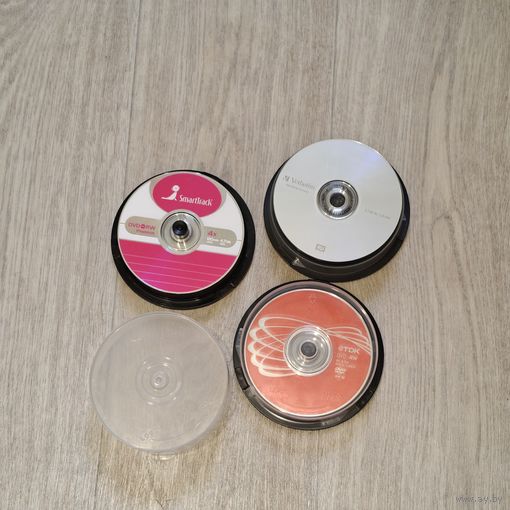 Диски DVD RW для многократной записи одним лотом