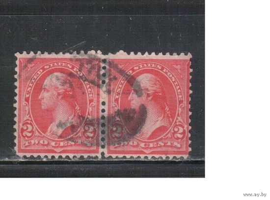США-1894, (Мих.90), гаш.   , Стандарт, Президенты, Вашингтон, пара