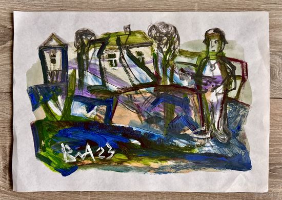 В.Акулов. Акварель