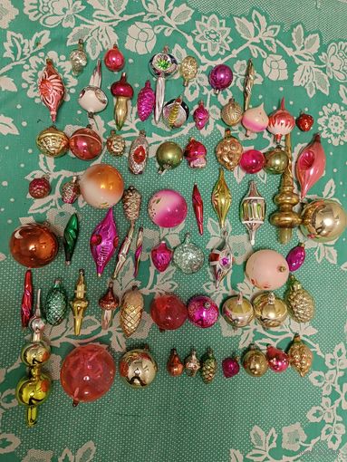 Елочные игрушки стекло СССР с рубля