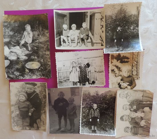 Фото "Дети",7 шт., 1950-е гг.
