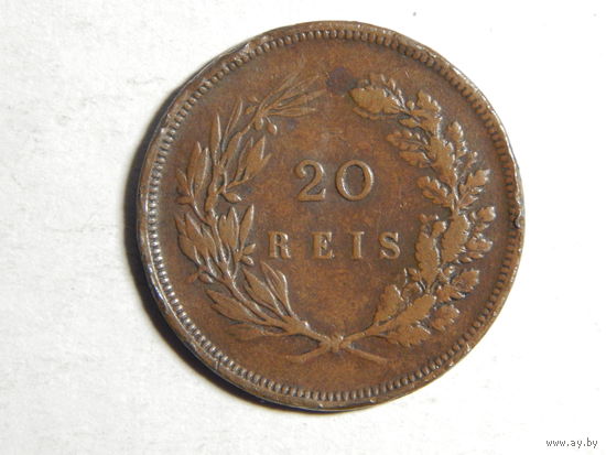 Португалия 20 рейсов 1892г
