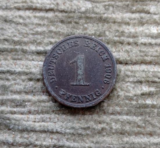 Werty71 Германия 1 пфенниг 1906 А