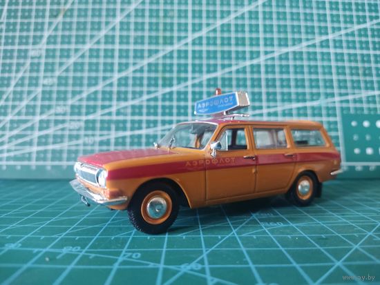Масштабная модель ГАЗ 24-02 Аэрофлот ВОЛГА Масштаб 1/43 Deagostini