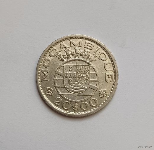 20 ЭСКУДО. 1960 г. 720пр., МОЗАМБИК.