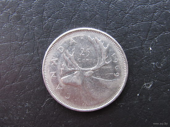 25 центов, 1969. Канада.