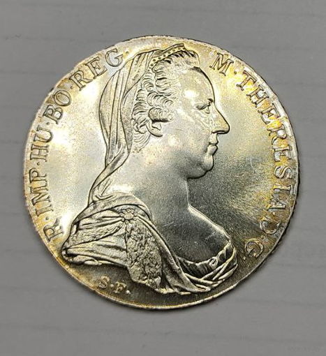 Талер Мария Терезия (Тереза) 1780 Рестрайк. Люкс.