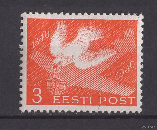 Эстония 1940 ** Эстонская ССР, Голубь, марка из серии (Mi 160)