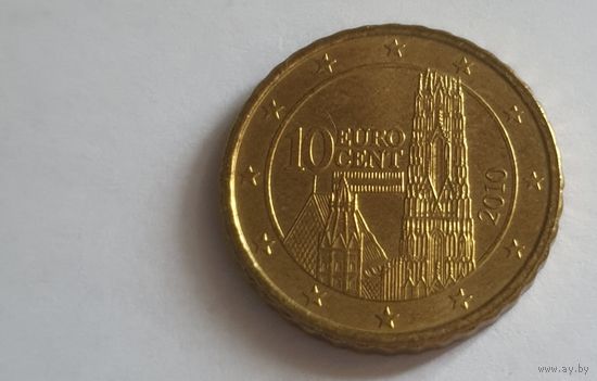 Австрия 2010 10 евроцентов