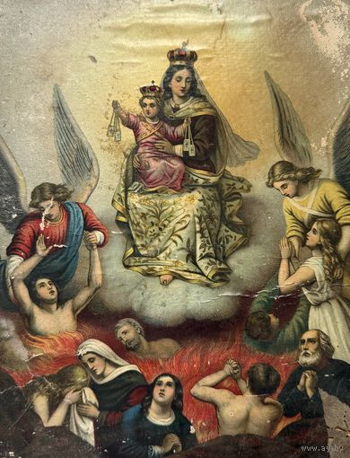 Старинная литография