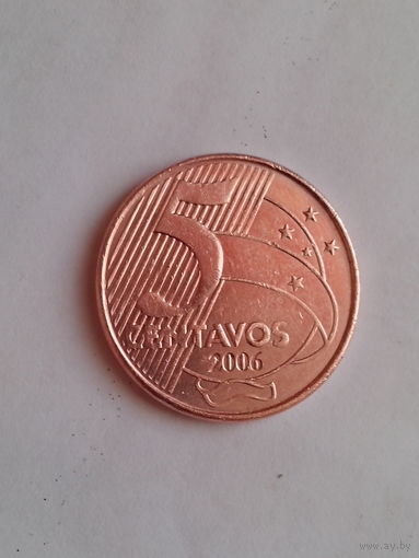5 сентаво 2006 год. Бразилия.