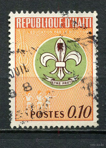 Гаити - 1967 - Образование. Скауты 10С - [Mi.926] - 1 марка. Гашеная.  (Лот 11JM)-TG2P22