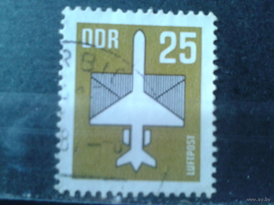 ГДР 1987 Авиапочта 25 пф