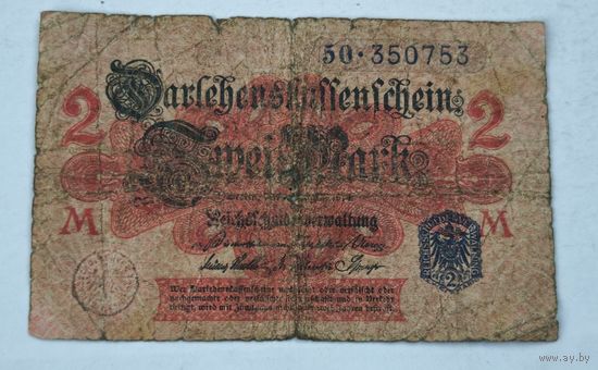 1914 год Германия 2 марки