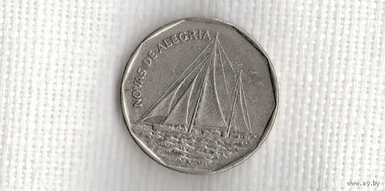 Кабо - Верде 20 эскудо 1994  /Корабль/ //(МJ)