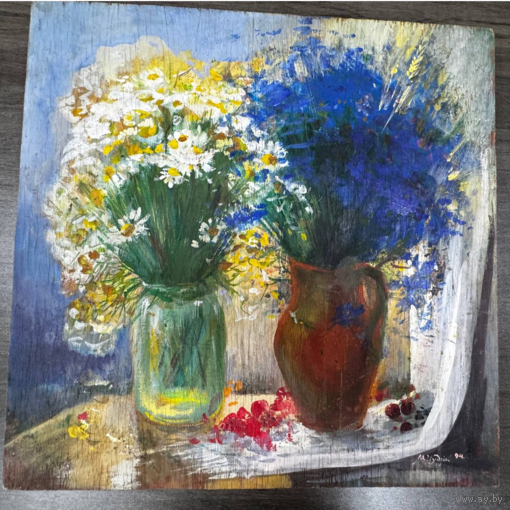 Цидик Н 1994 дерево темпера 50*50