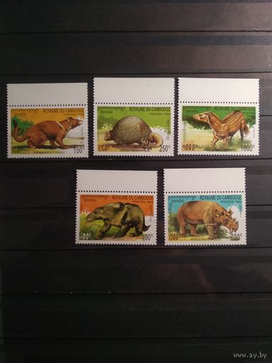 Камбоджа 1994 г. Доисторическая фауна.