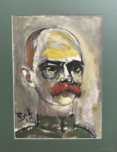 Акулов В.И "Отто фон Бисмарк", 2010г. Гуашь, масло. Размер 30х41 см.