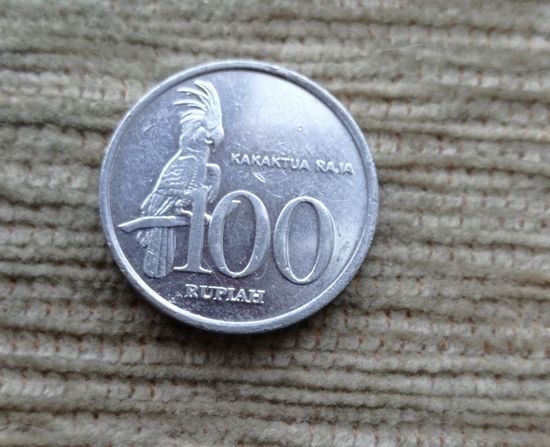 Werty71 Индонезия 100 рупий 1999 черный пальмовый какаду