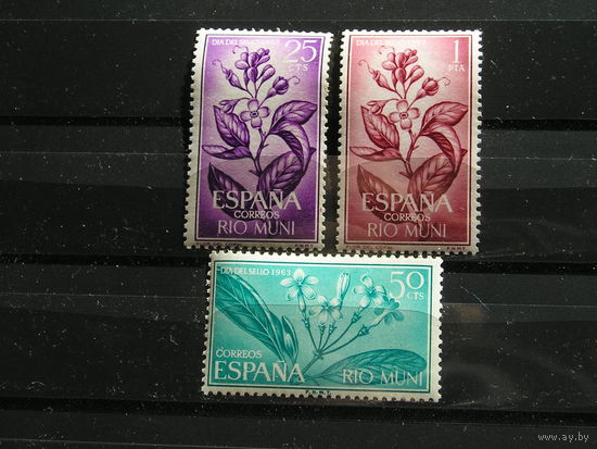 Испанское Рио Муни 1963 Цветы