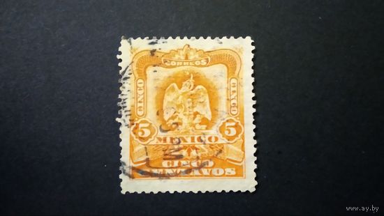 МЕКСИКА\51н\ 1903 герб  Стандарт Орёл