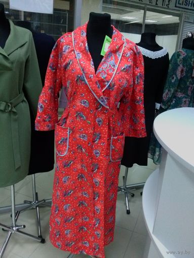 Халат фланель р-р 48.