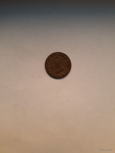 Британская Индия  Княжество Гвалиор 1/4 анна 1929