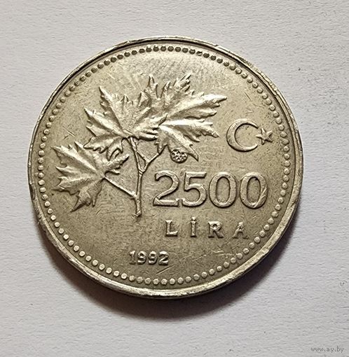 Турция 2.500 лир, 1992