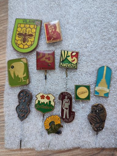 Значки тяжёлые на выбор