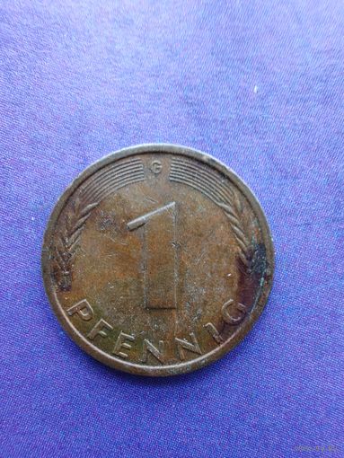 Германия ФРГ 1 пфенниг 1981 G