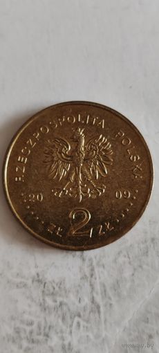 Польша 2 злотых 2009